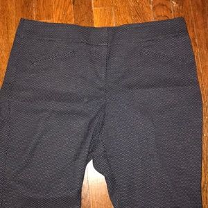 Ann Taylor Petite 14P cropped polka dot pants